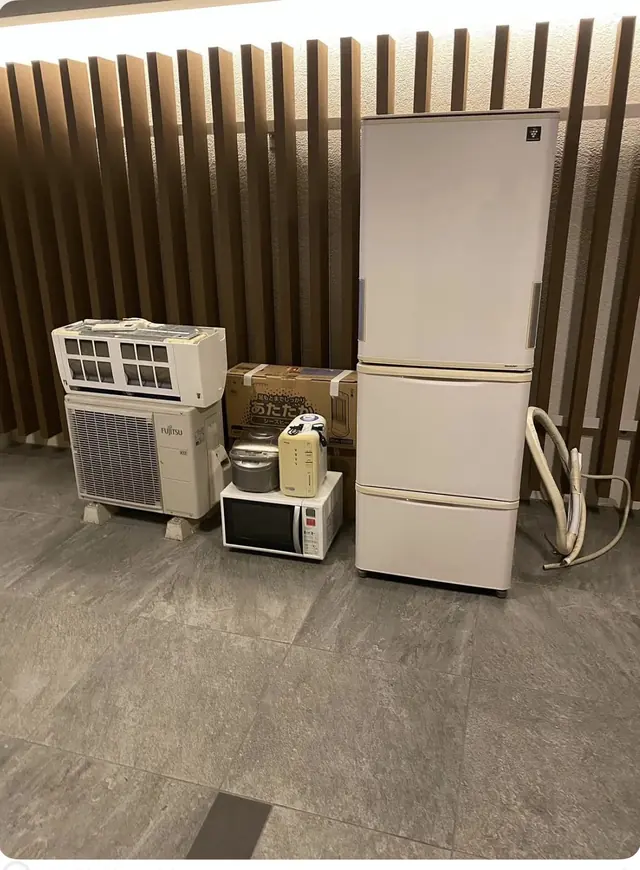 大型冷蔵庫・エアコン・電子レンジ・炊飯器などの回収実績